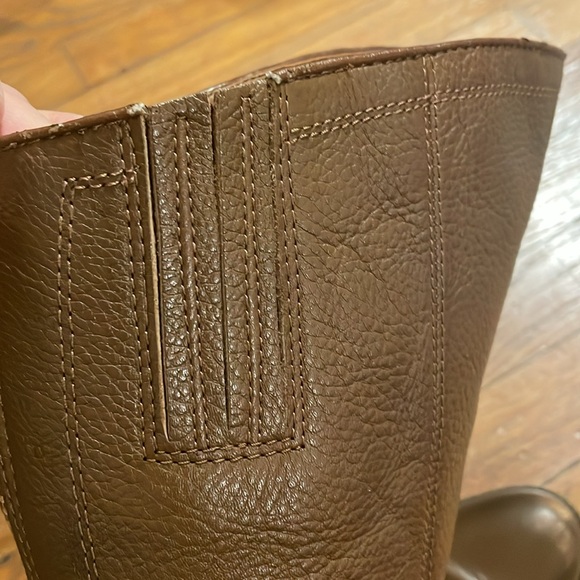 Franco Meyer Knee High Boot Sz 7.5M - Hand-Finished Leather, Back Zip - Picture 3 of 7